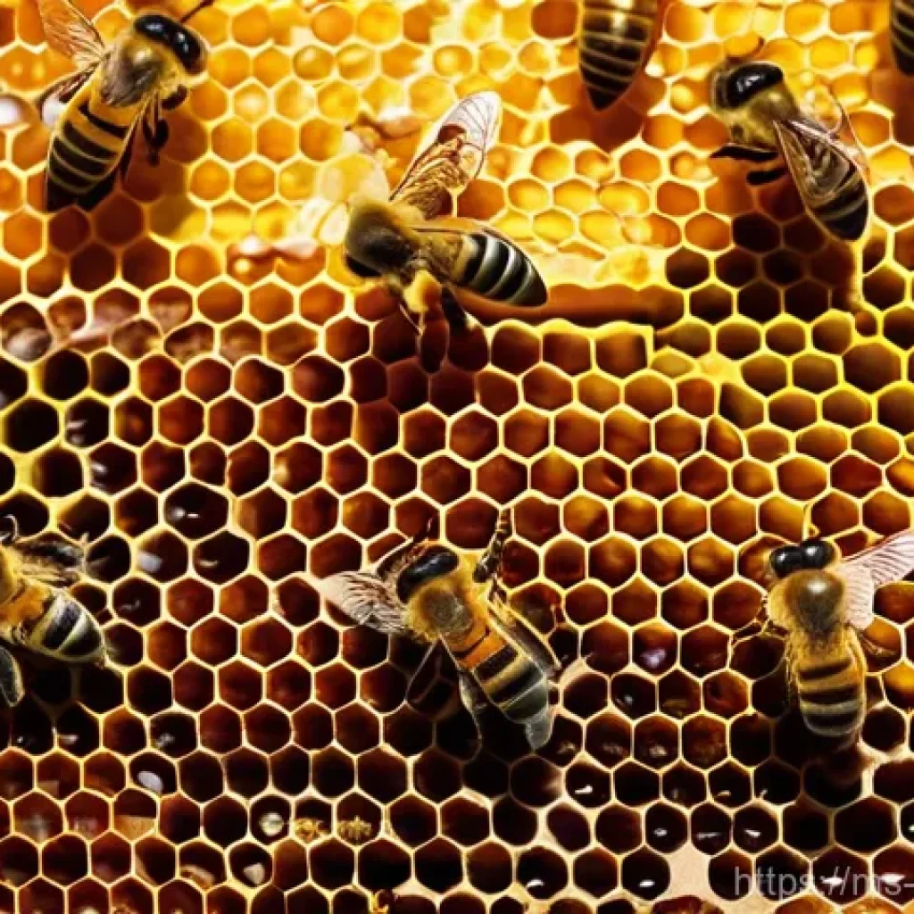 곤충의 시각적 커뮤니케이션 - **Prompt 1: The Waggle Dance in a Golden Hive**
    "A vibrant, dynamic close-up image capturing a h...